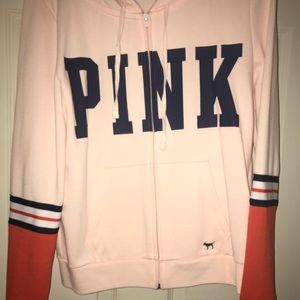 PINK zip up jacket